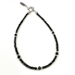 K18WG 6.0ct ブラックダイヤモンド ブレスレット